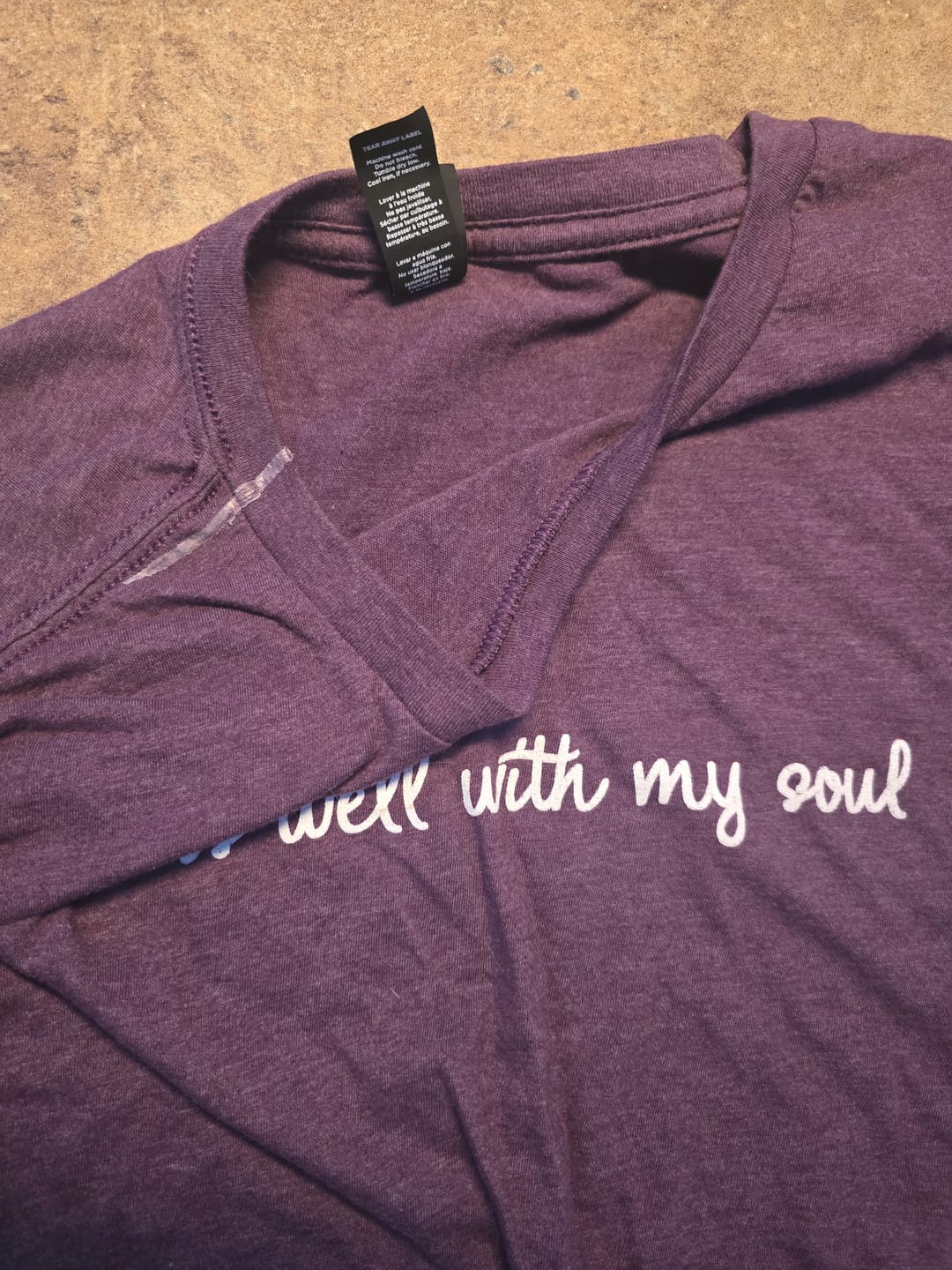 Customer photo review of FREE It Is Well Heart Tee *Add Any Other Item To Cart To Unlock FREE Price. Limit 1*