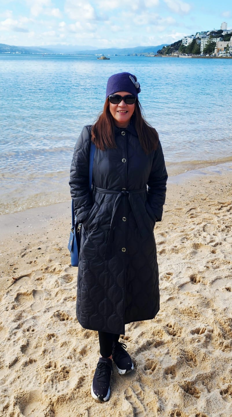 Customer photo review of Lissy Women's Quilted Coat - Black