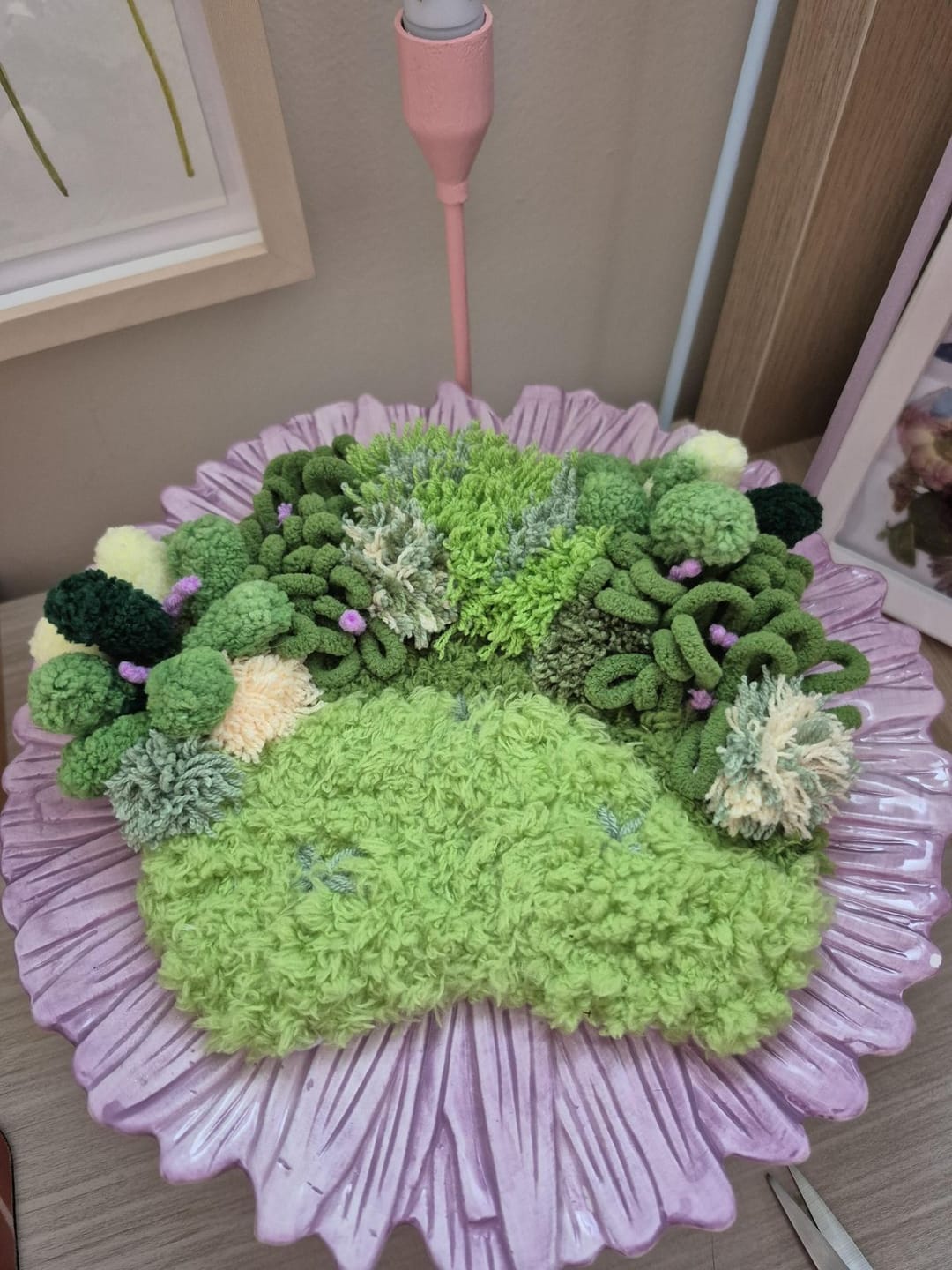 Customer photo review of GREEN OASIS - Moss Coaster Kit