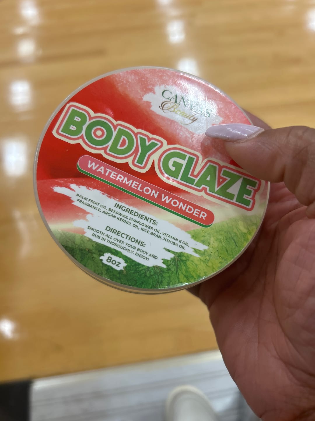 Customer photo review of (NEW) BODY GLAZE: WATERMELON WONDER