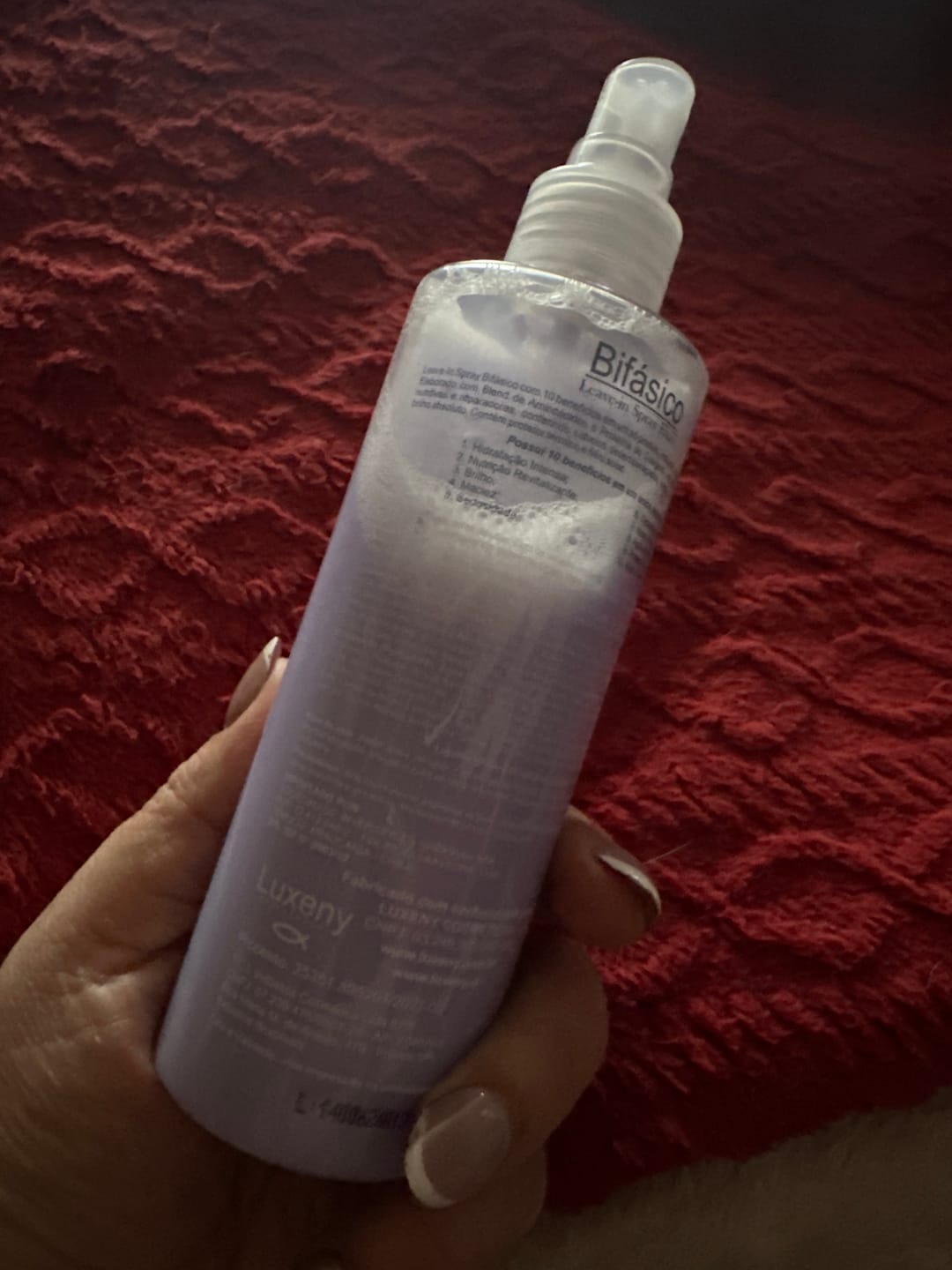 Customer photo review of Hidratox, tratamiento efecto bótox capilar instantáneo
