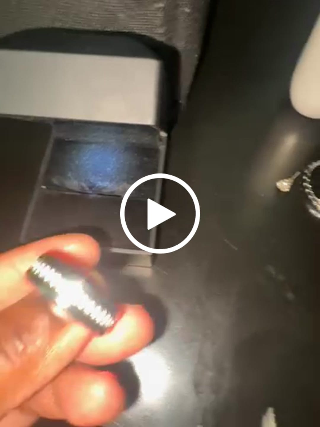 Customer video review of 8mm - Tungsten Carbide Wedding Band Fully Stacked Cubic Zircon Beveled Edge Comfort Fit