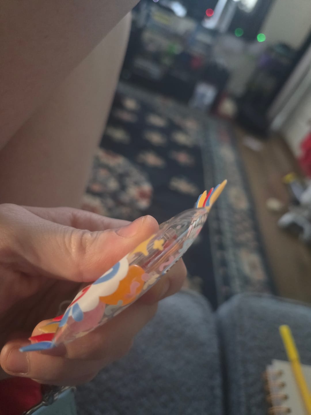 Customer photo review of Clown Candy Keychain