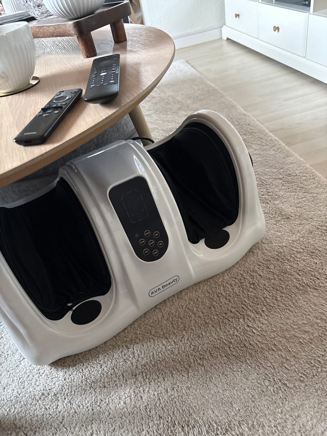 Customer photo review of Fod- og lægmassageapparat med fjernbetjening
