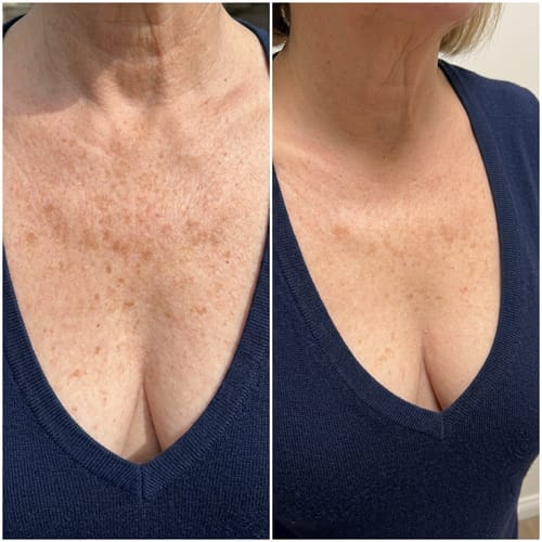 Customer photo review of Alpha-Arbutin + Vitamin C Brightening Bar