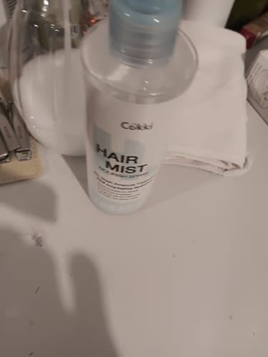 Customer photo review of Hair Mist Nourish Spray 200ml