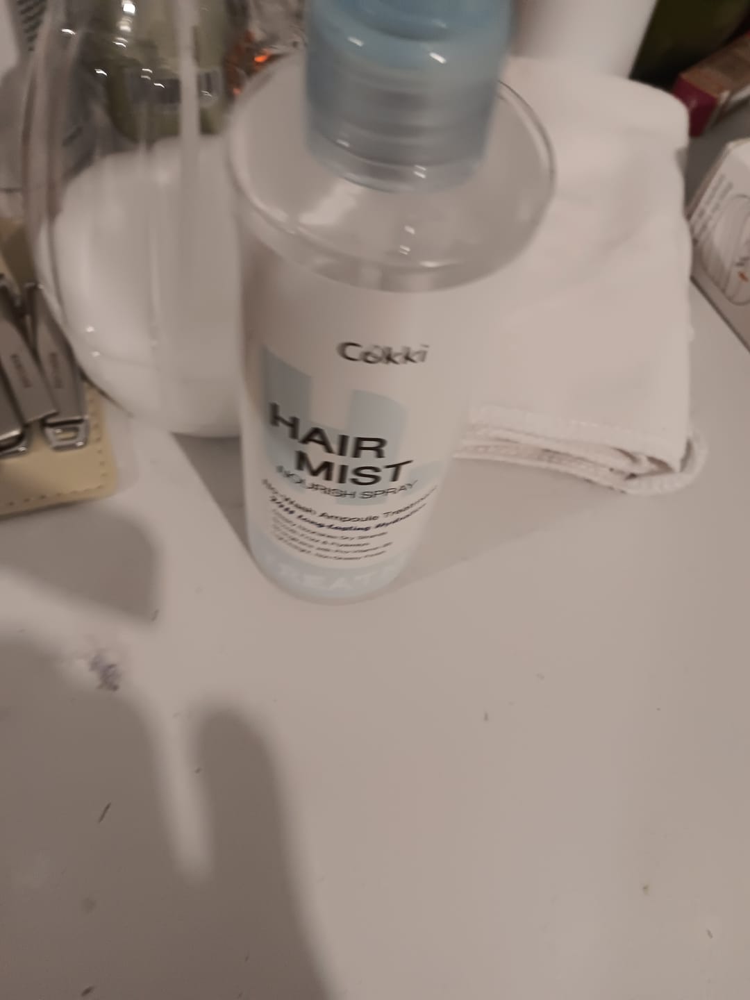 Customer photo review of Hair Mist Nourish Spray 200ml