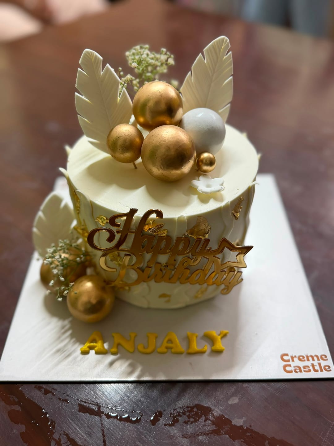 Customer photo review of Customized Flower Cake