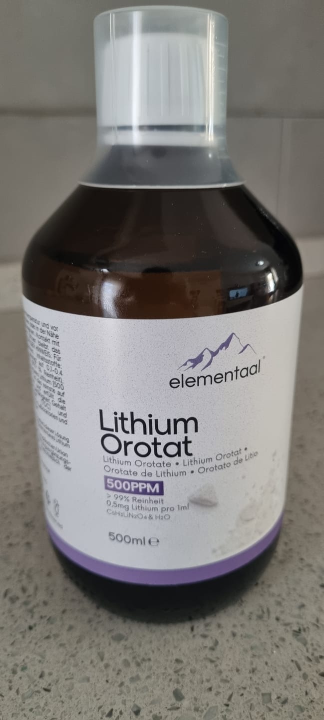 Customer photo review of Elementaal® Lithium Orotat | inkl. Dosierspritze, Messbecher & Pipette
