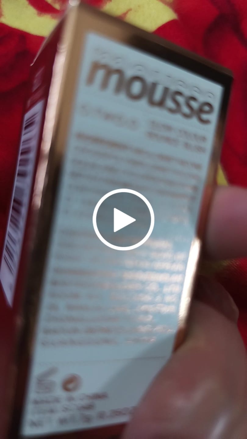 Customer video review of O.TWO.O GLOW COLOR BOUNCE MOUSSE BLUSH