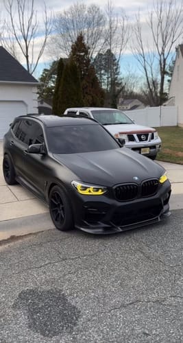 Customer photo review of BMW F97 X3M F98 X4M / G01 X3 G02 X4 CSL YELLOW DRL KIT