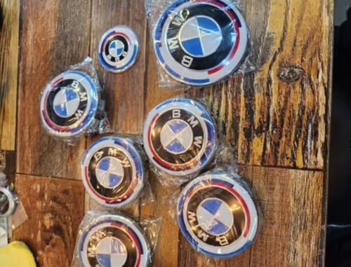 Customer photo review of BMW 50TH ANNIVERSARY EMBLEM BADGE