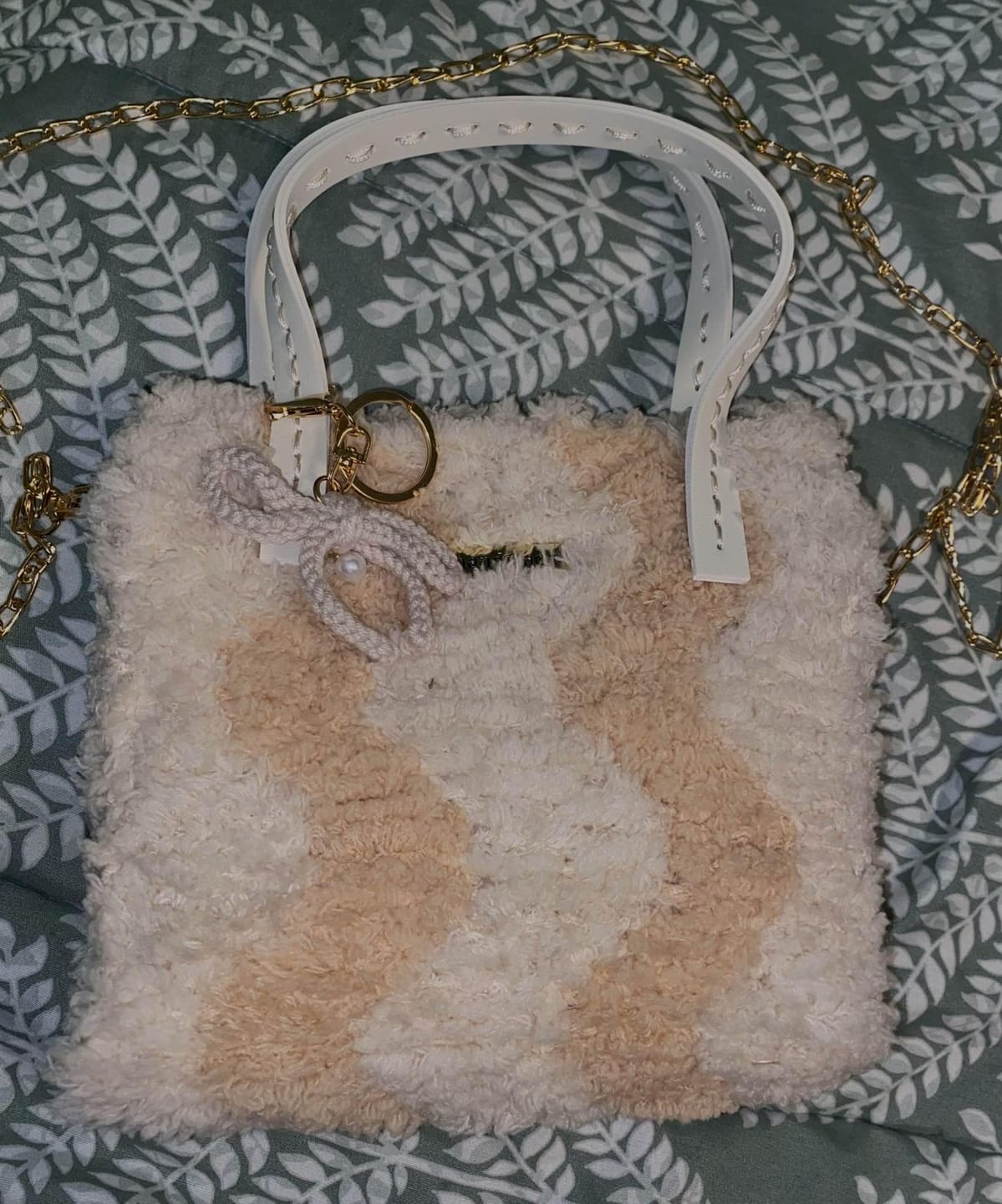 Customer photo review of Neutrals Wavey - Woven Tote Bag Kit