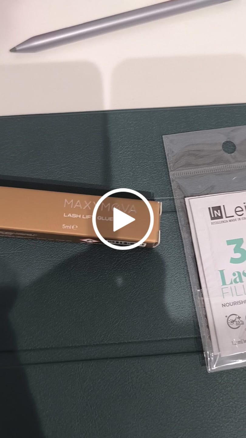 Customer video review of Kit MINI 3 lociones "Inlei® lash lifting y filler" sobres de 1,2ml (proporciona hasta 5-7 servicios)