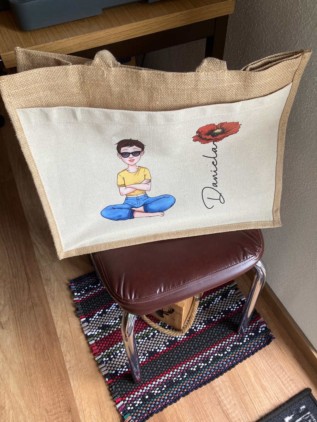 Customer photo review of Summervibes - Personalisierte Tasche für den Strand