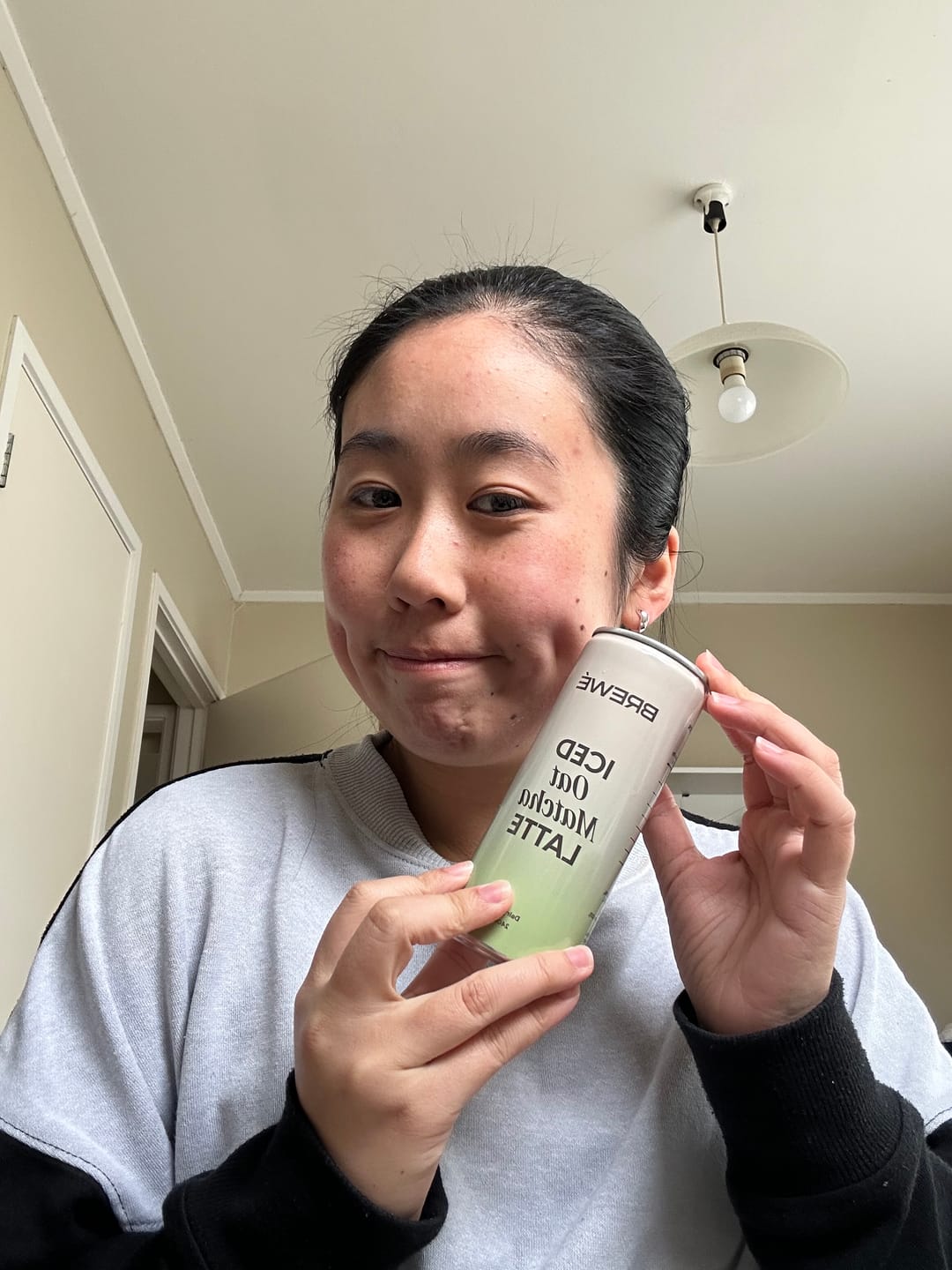 Customer photo review of Iced Oat Caramel Latte Coffee