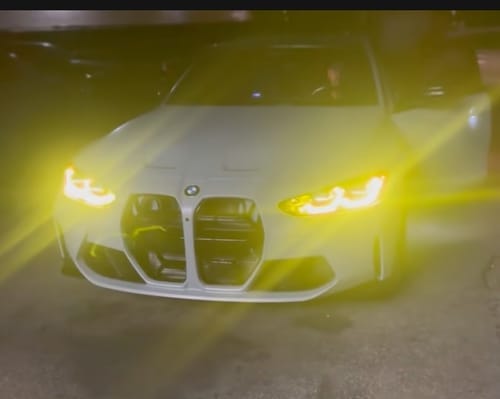 Customer photo review of BMW G80 M3 G82 M4 CSL YELLOW DRL KIT