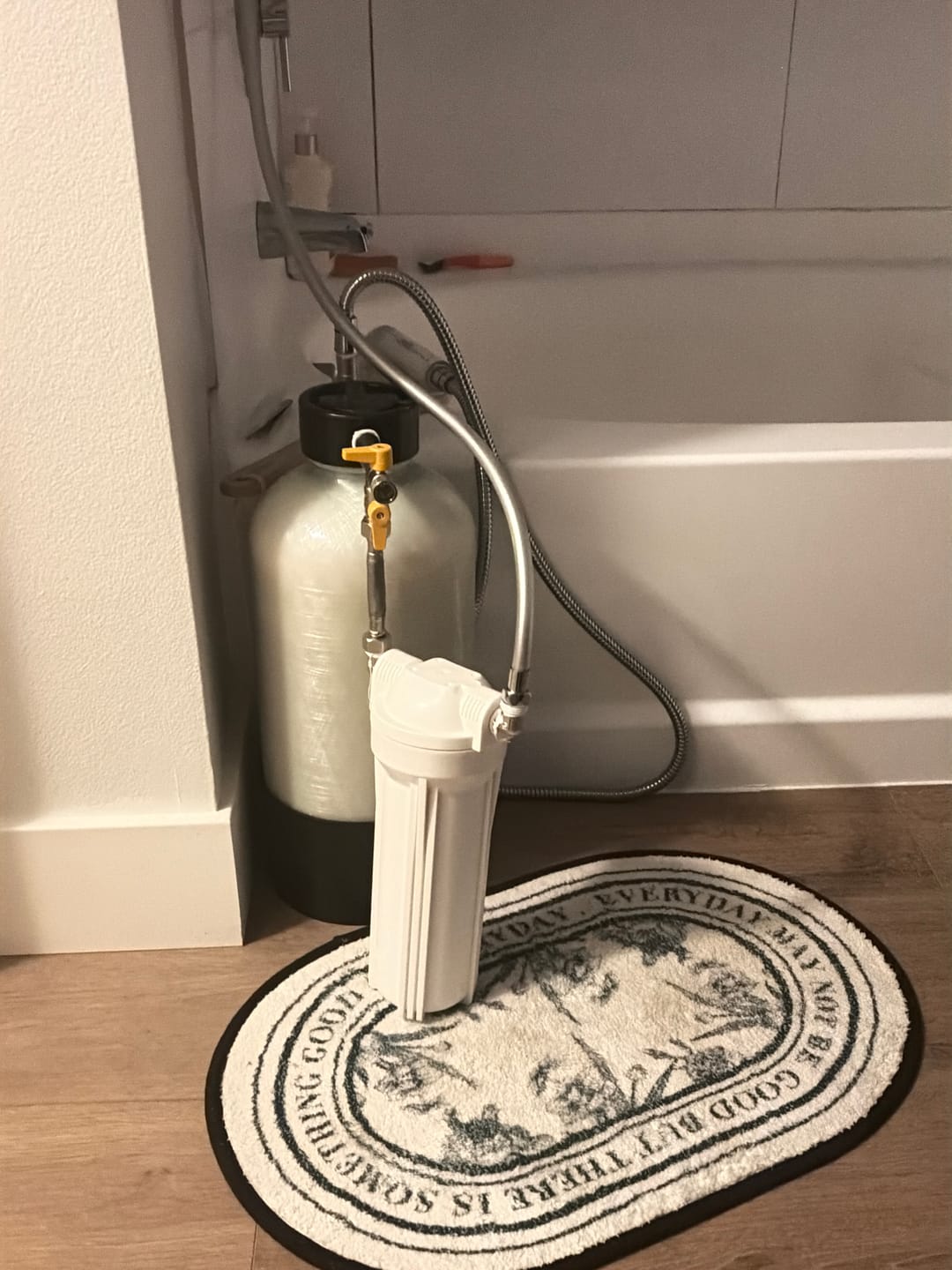 Customer photo review of Shower Water Softener System for Hard Water