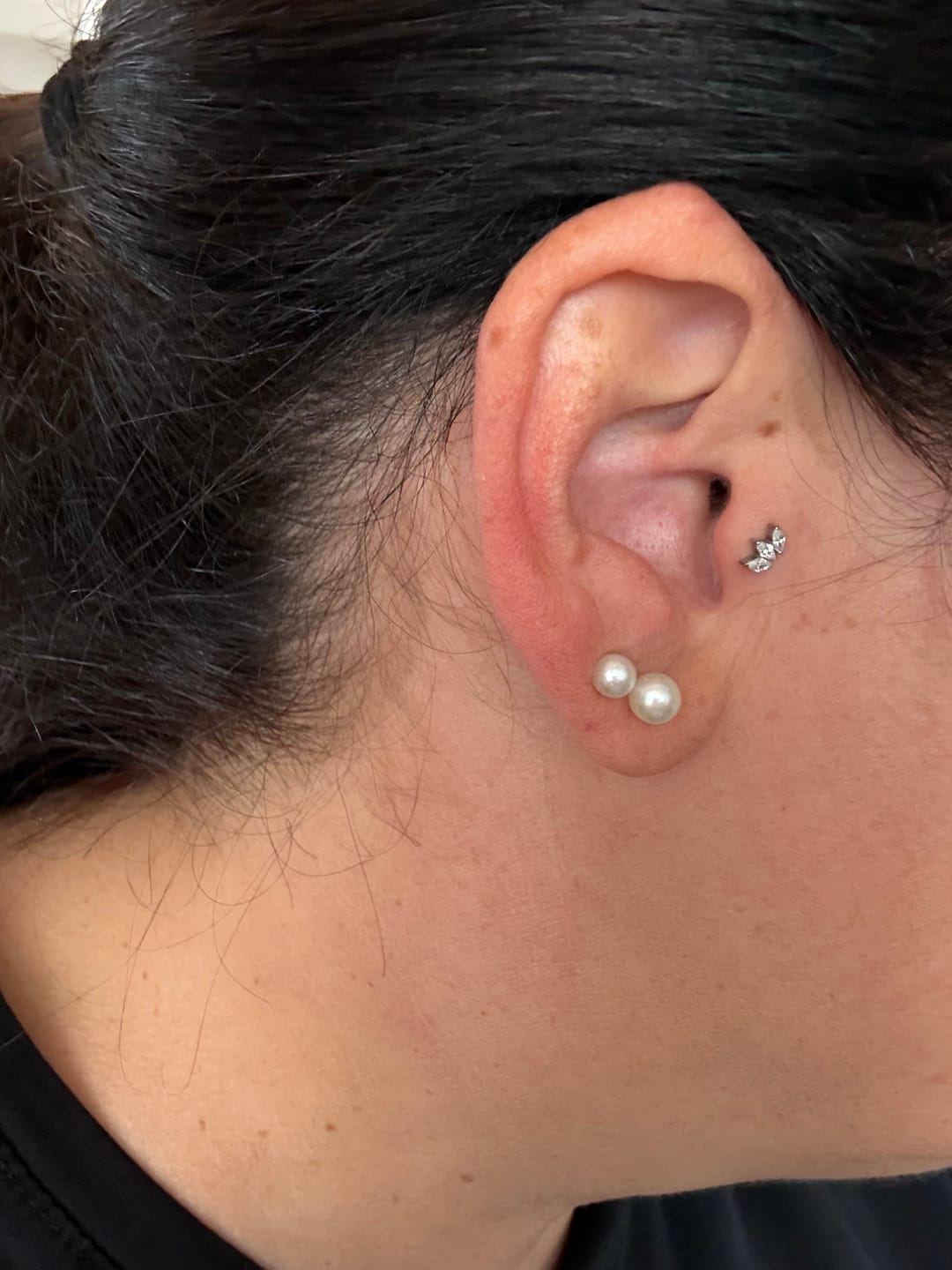Customer photo review of Cataleya Piercing | Titan