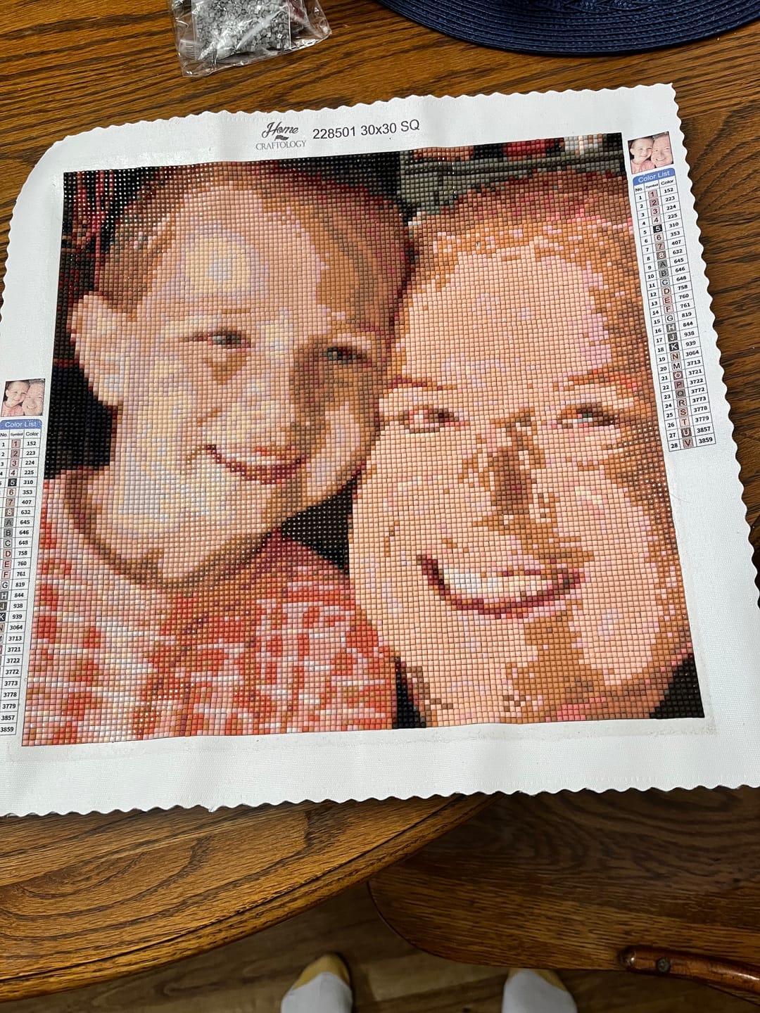Customer photo review of Worlds Best Customized Diamond Painting Kit