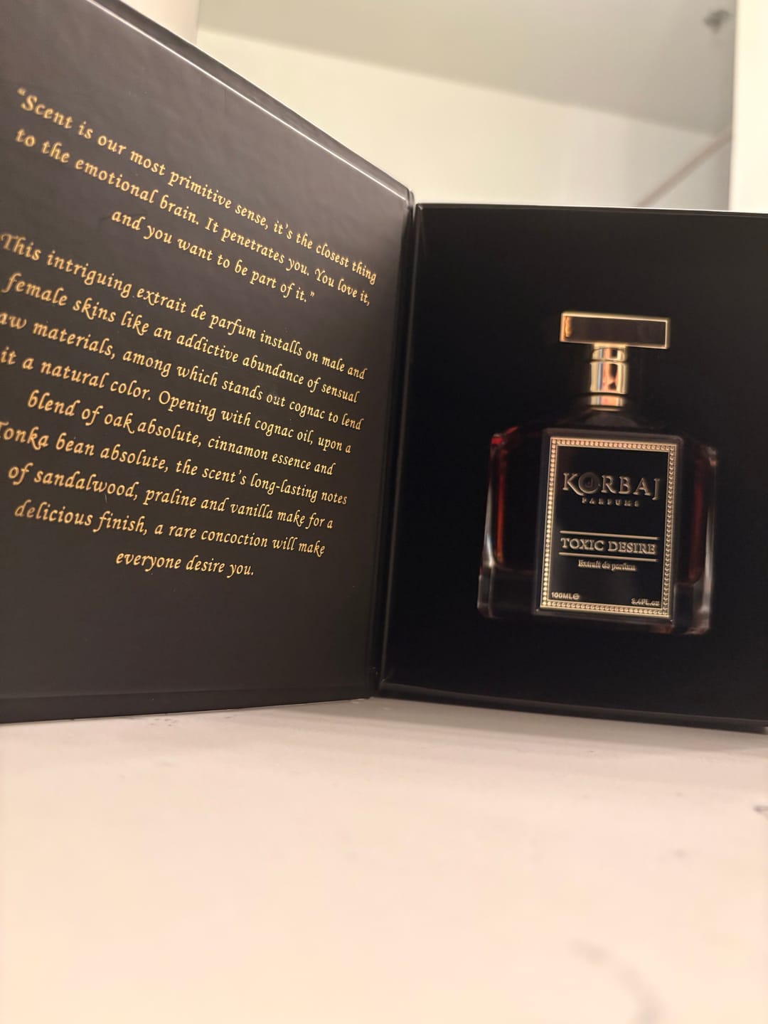 Customer photo review of Korbaj TOXIC DESIRE - Extrait de Parfum 100ml