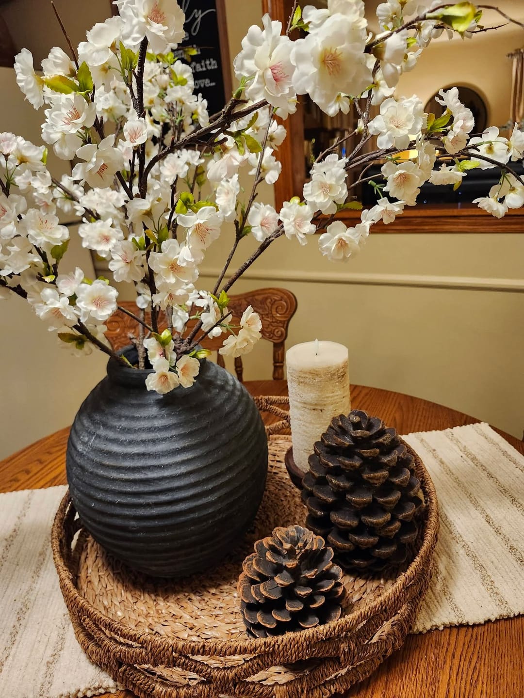 Customer photo review of Resin Decorative Pinecone