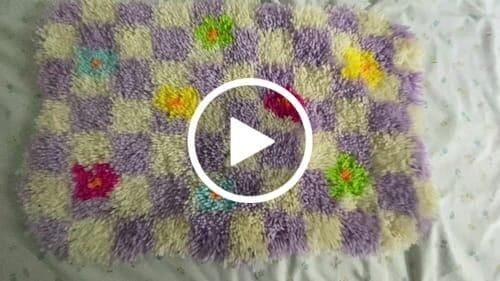 Customer photo review of CHECK ME OUT - Rug Making Kit