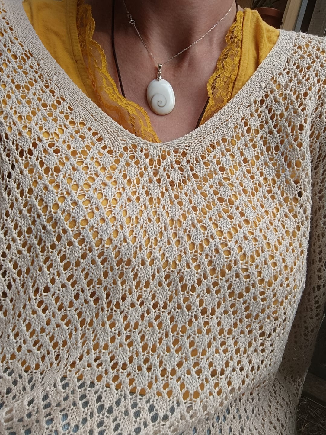 Customer photo review of Chaine en argent - Maille forçat