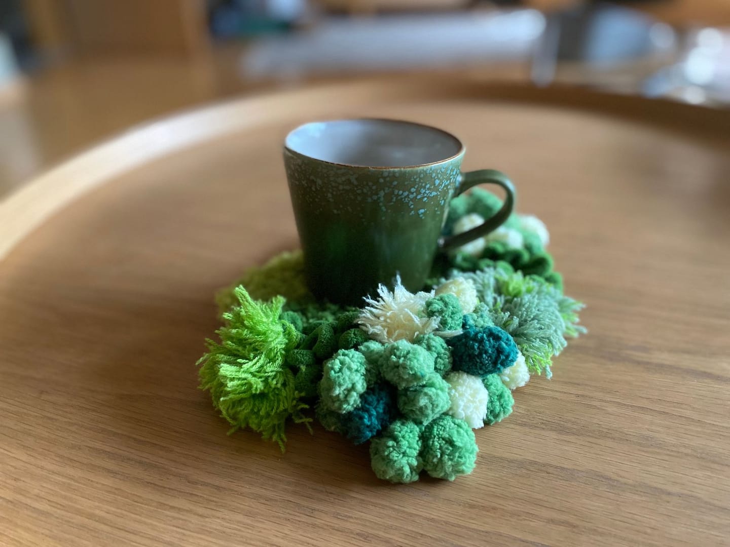 Customer photo review of GREEN OASIS - Moss Coaster Kit
