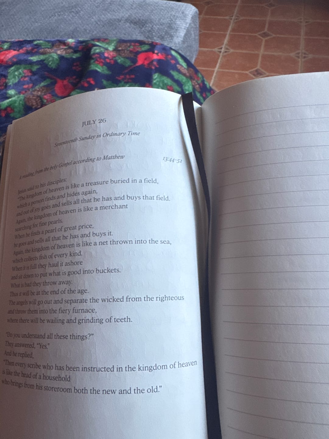 Customer photo review of 2026 ON EVERY WORD Scripture Journal