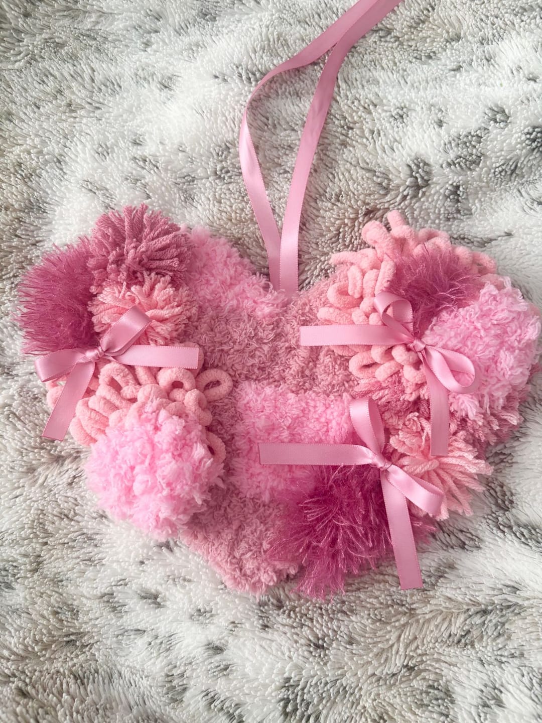 Customer photo review of Patchwork Heart - Moss Coaster Kit