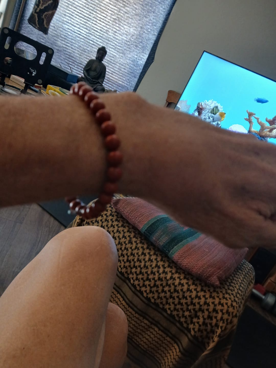 Customer photo review of Red Jasper Bracelet