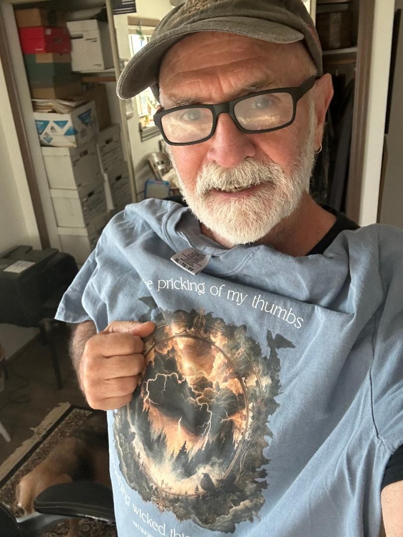 Customer photo review of Shakespeare Macbeth Wicked T-Shirt