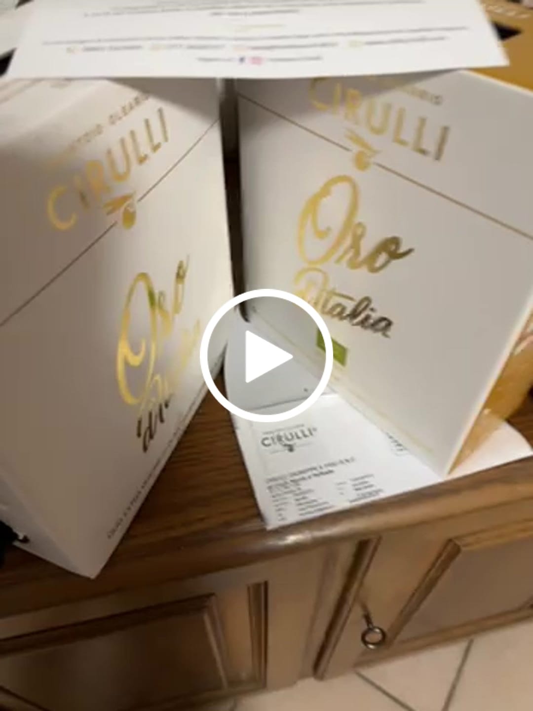 Customer video review of Bag in box di olio extravergine Biologico • 5 Litri
