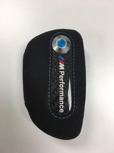 Customer photo review of BMW M PERFORMANCE KEY ALCANTARA COVER CASE