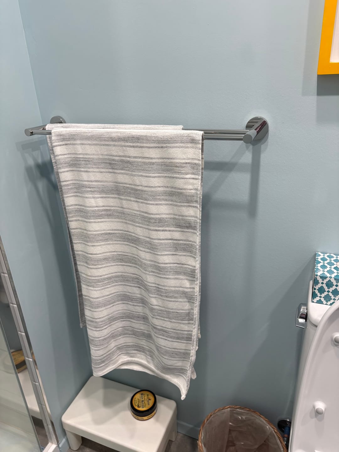 Customer photo review of Capri Double Towel Bar (A)