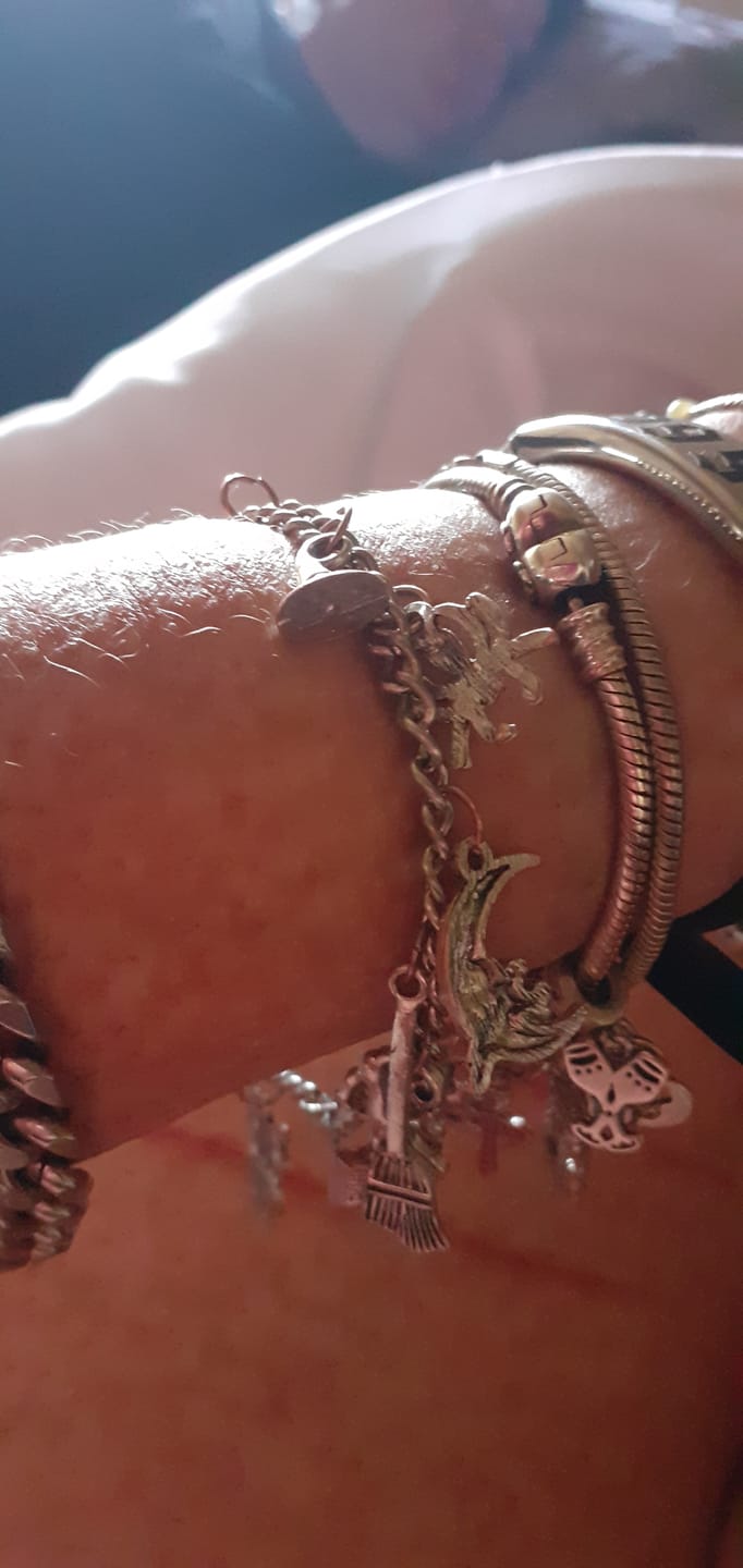 Customer photo review of 🔥Limited Time 50% Off✨Vintage Witchy Charm Bracelet