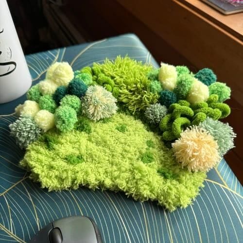 Customer photo review of GREEN OASIS - Moss Coaster Kit