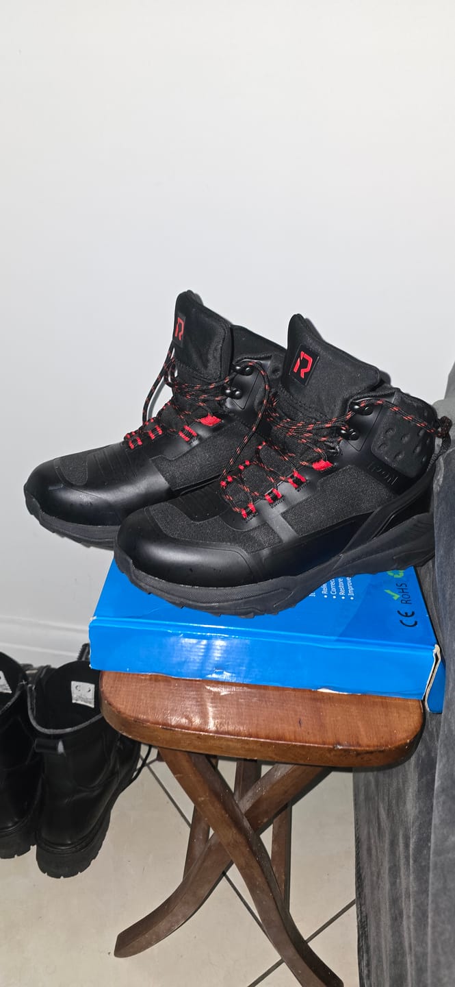 Customer photo review of RIDEIRON Waterproof Sport Touring Adventure Motorcycle Riding Boots | MS6005