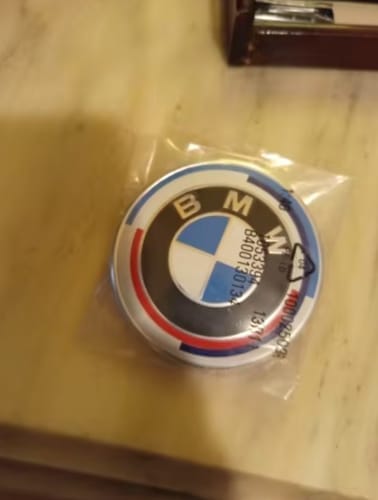 Customer photo review of BMW 50TH ANNIVERSARY EMBLEM BADGE