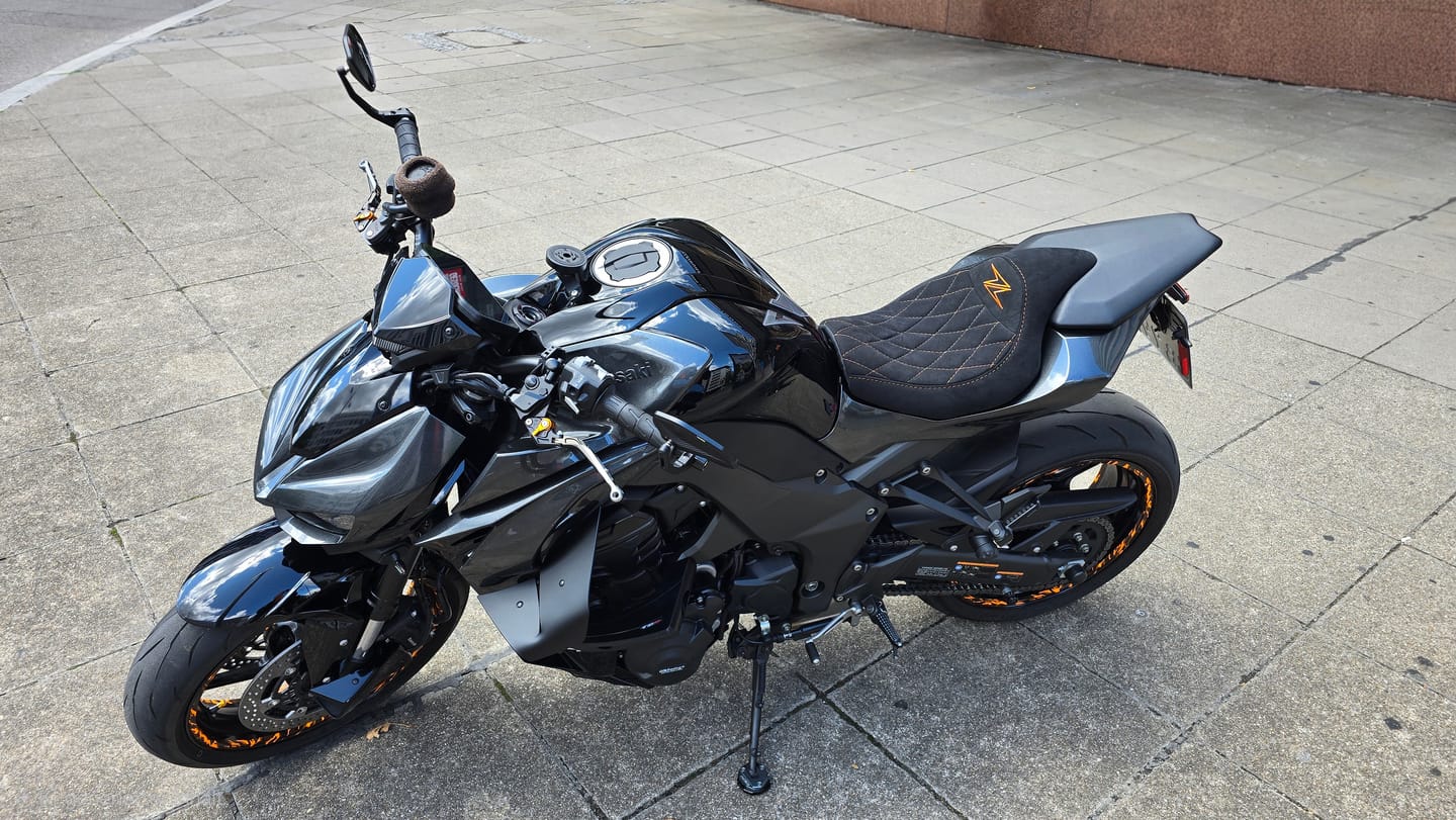 Customer photo review of PUIG D12 Spoiler | mit ABE | matt-schwarz | passend für Kawasaki Z1100 / SE - Modelle (2025-2026)