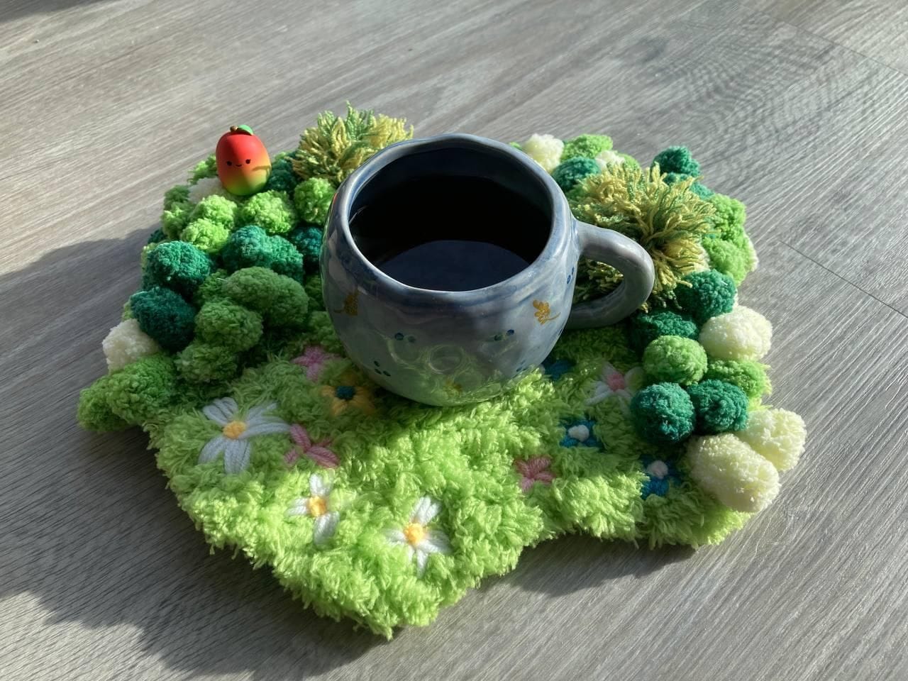 Customer photo review of FLORAL GROVE - Moss Coaster Kit