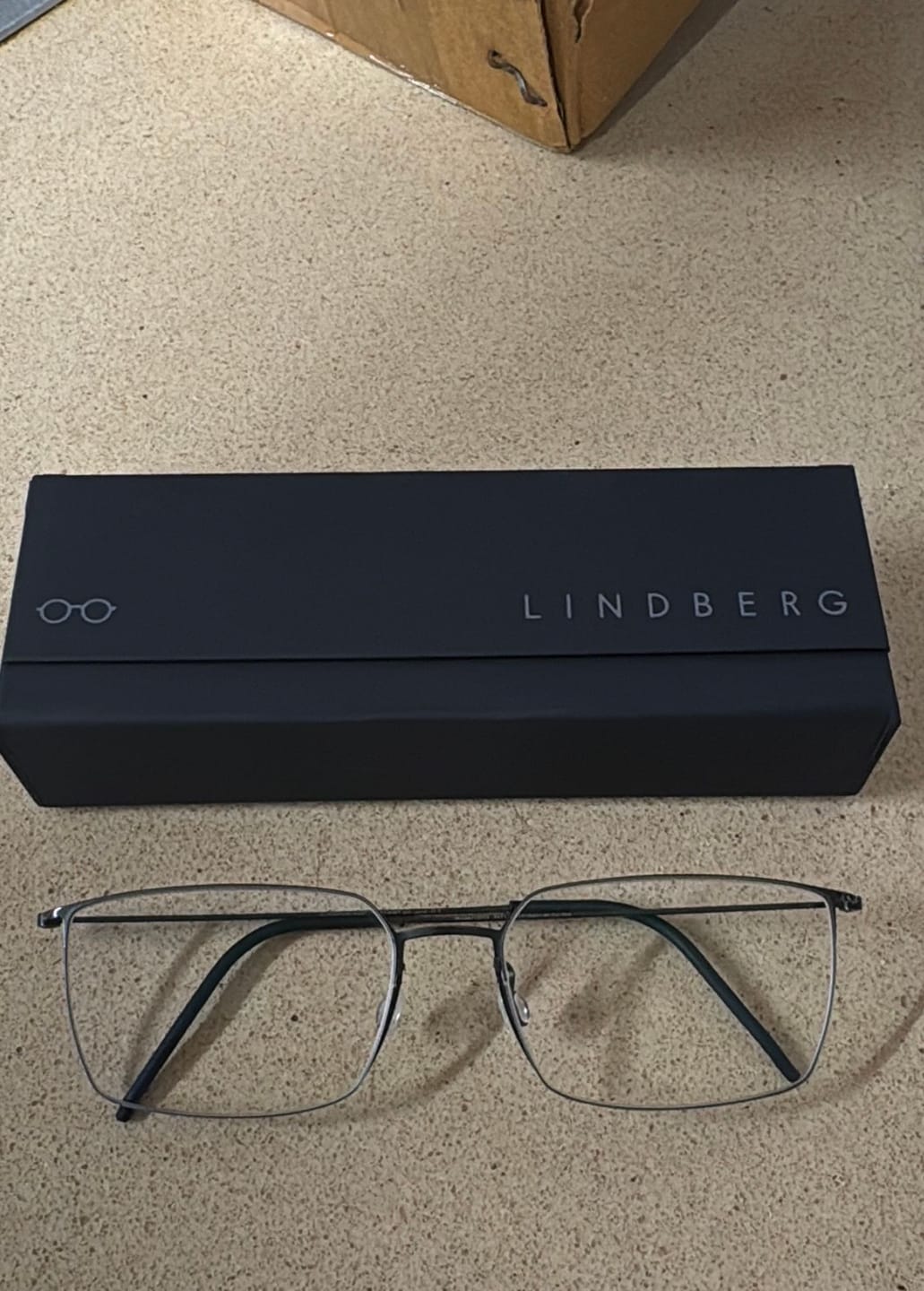 Customer photo review of Lindberg Thintanium Frame 5551 PU9