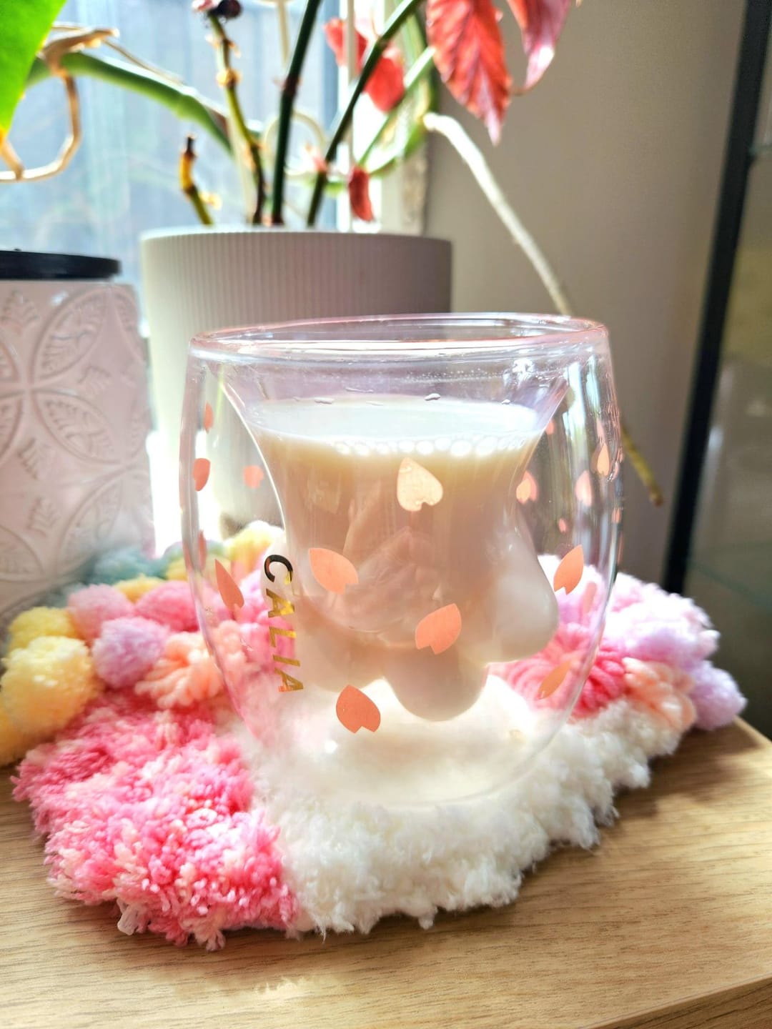 Customer photo review of COTTON CANDY - Moss Coaster Kit