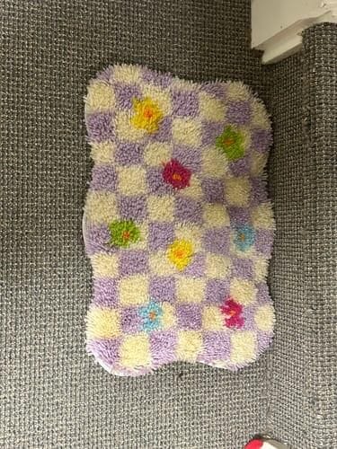 Customer photo review of CHECK ME OUT - Rug Making Kit