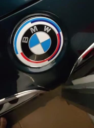 Customer photo review of BMW 50TH ANNIVERSARY EMBLEM BADGE