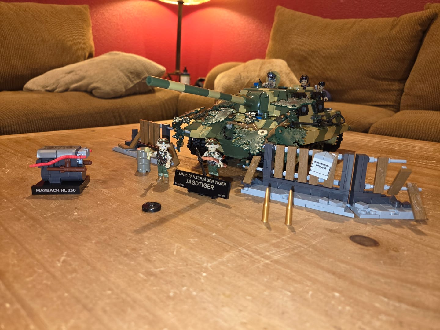 Customer photo review of COBI LIMITED EDITION 12.8cm Panzerjäger Tiger Ausf. B Jagdtiger Heavy Tank Destroyer : Set #2673