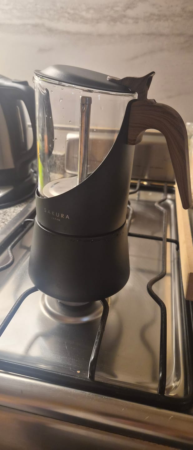 Customer photo review of Cafetera Moka Sakura Nordik