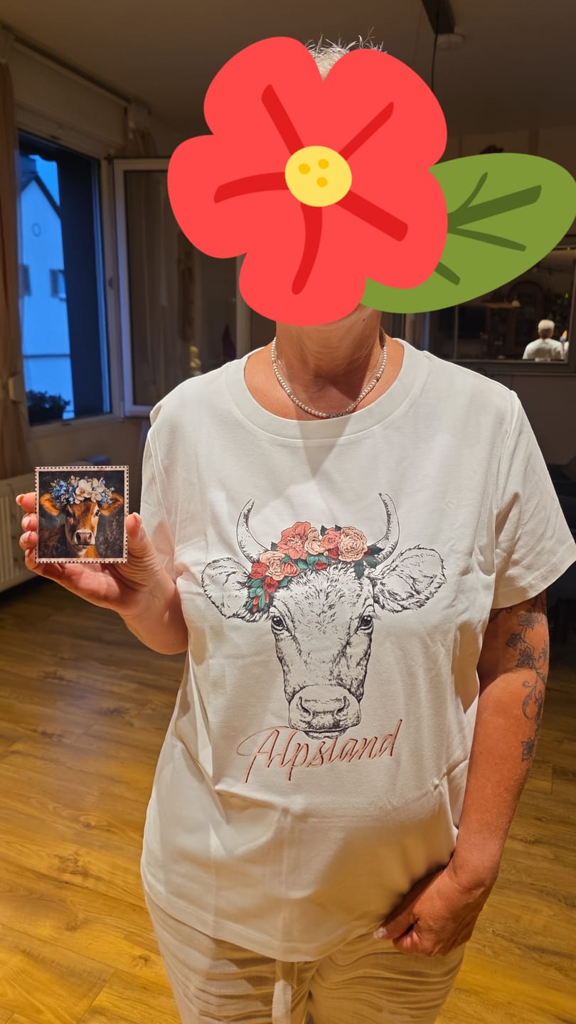 Customer photo review of Alpenstyle - Damen Premium Organic Shirt