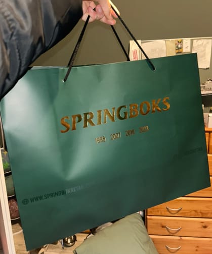 Customer photo review of Springboks Shopping Bag-OS Green